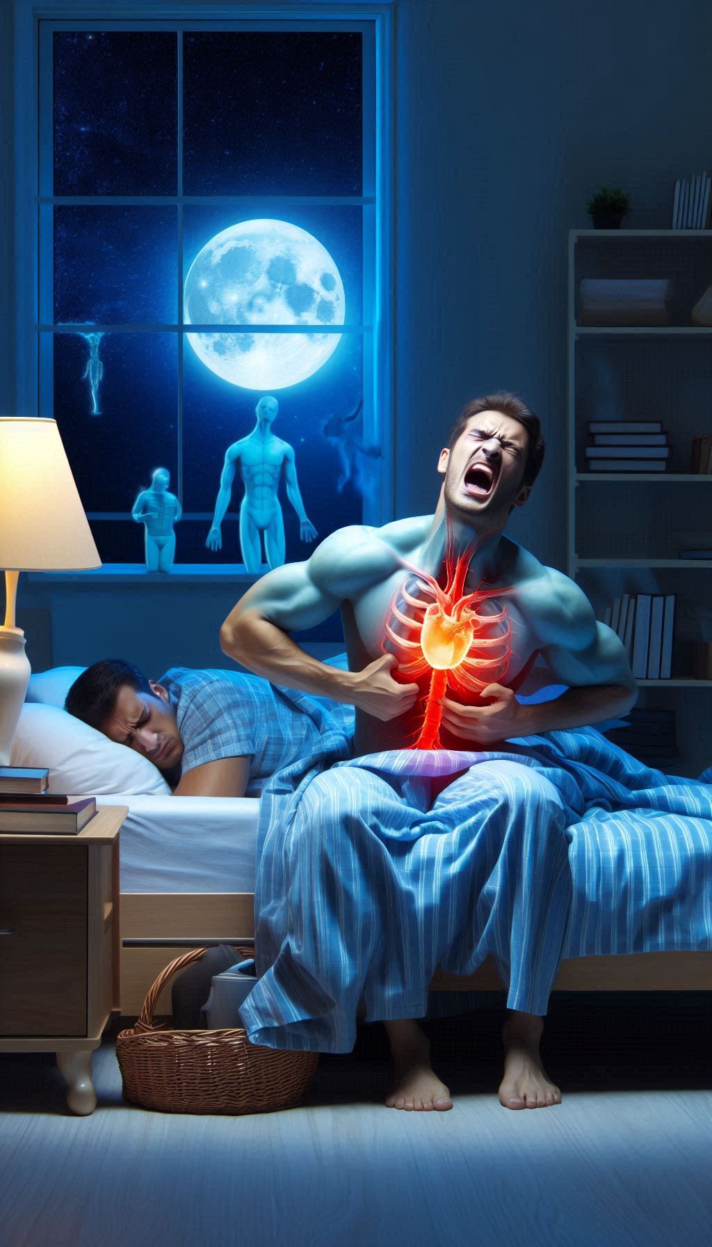 Calm wellness scene with candles and herbs